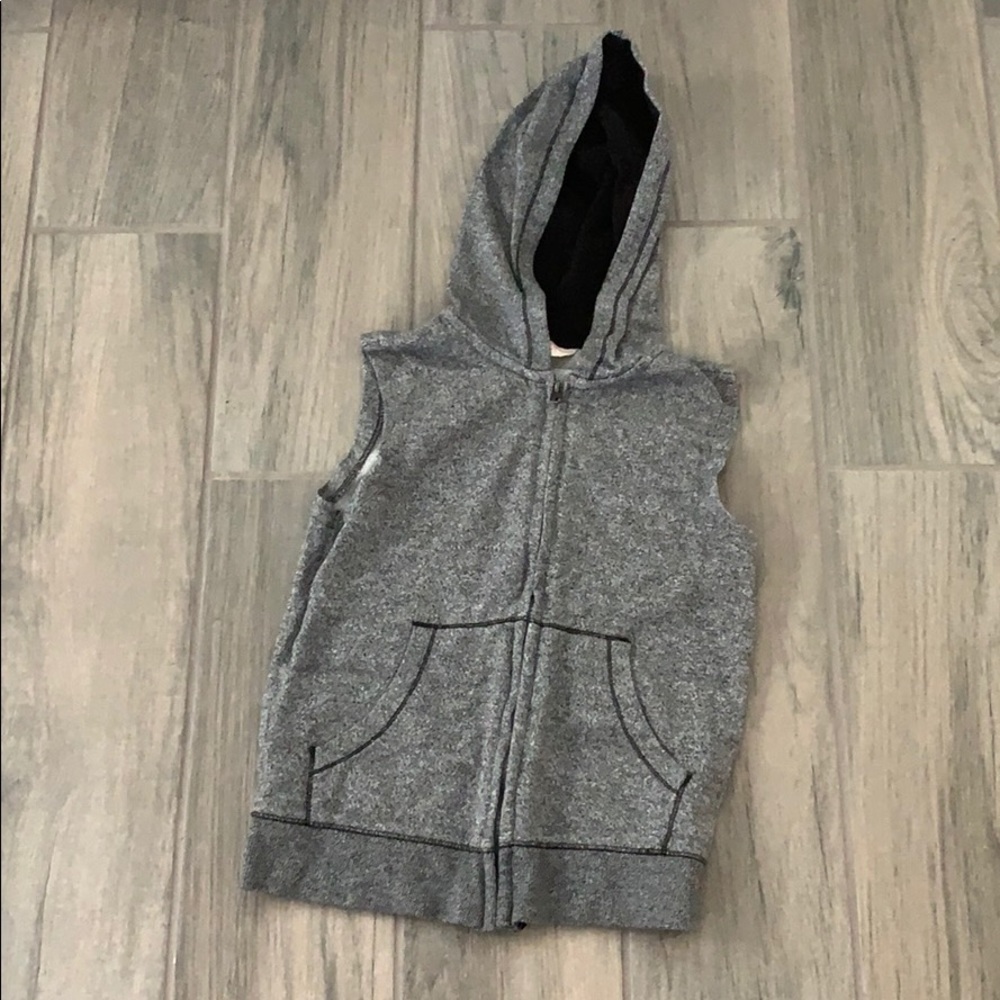 H&M zip up hooded vest